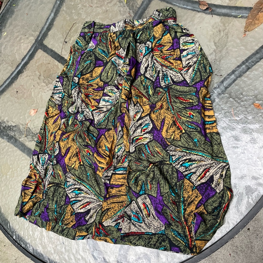 Midi Leaves skirt